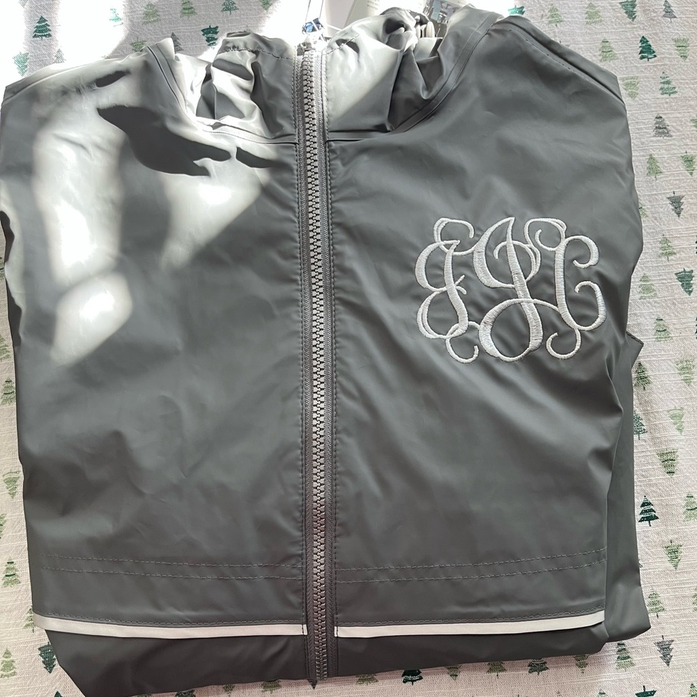 Charles River Apparel Women's Gray Rain Jacket